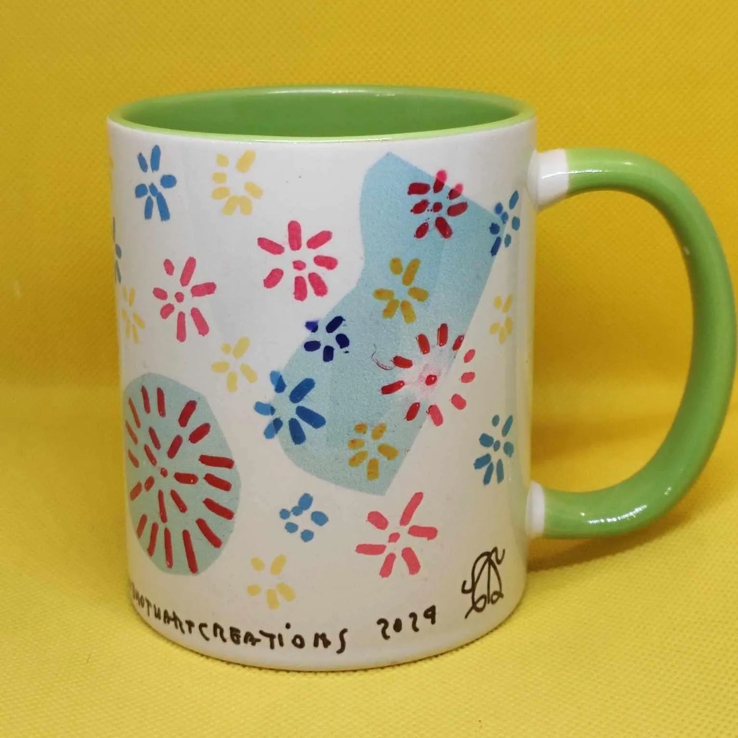 🌸 La tazza del prato silenzioso 🌱
