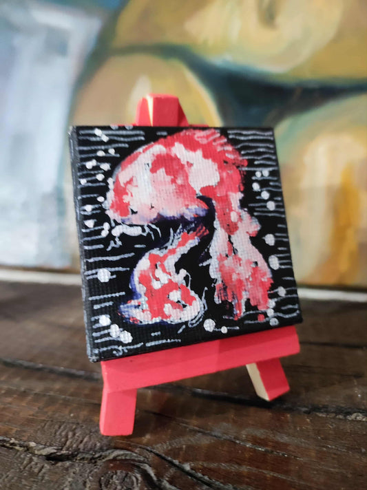 🤍Koi very very mini - acrylic🖤
